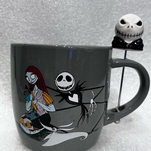 Nightmare Before Christmas Mug with Stirrer